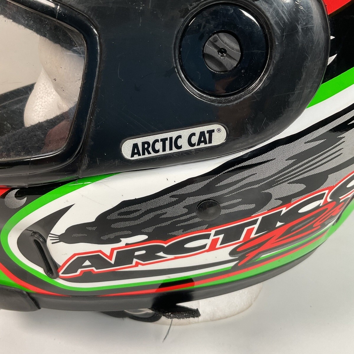 Vintage Arctic Cat Snowmobile Helmet Medium Full Face | eBay