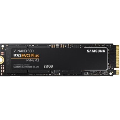 Samsung 970 EVO Plus M.2 Solid State Disks Intern SSD (250GB, 3500 MB/s) schwarz