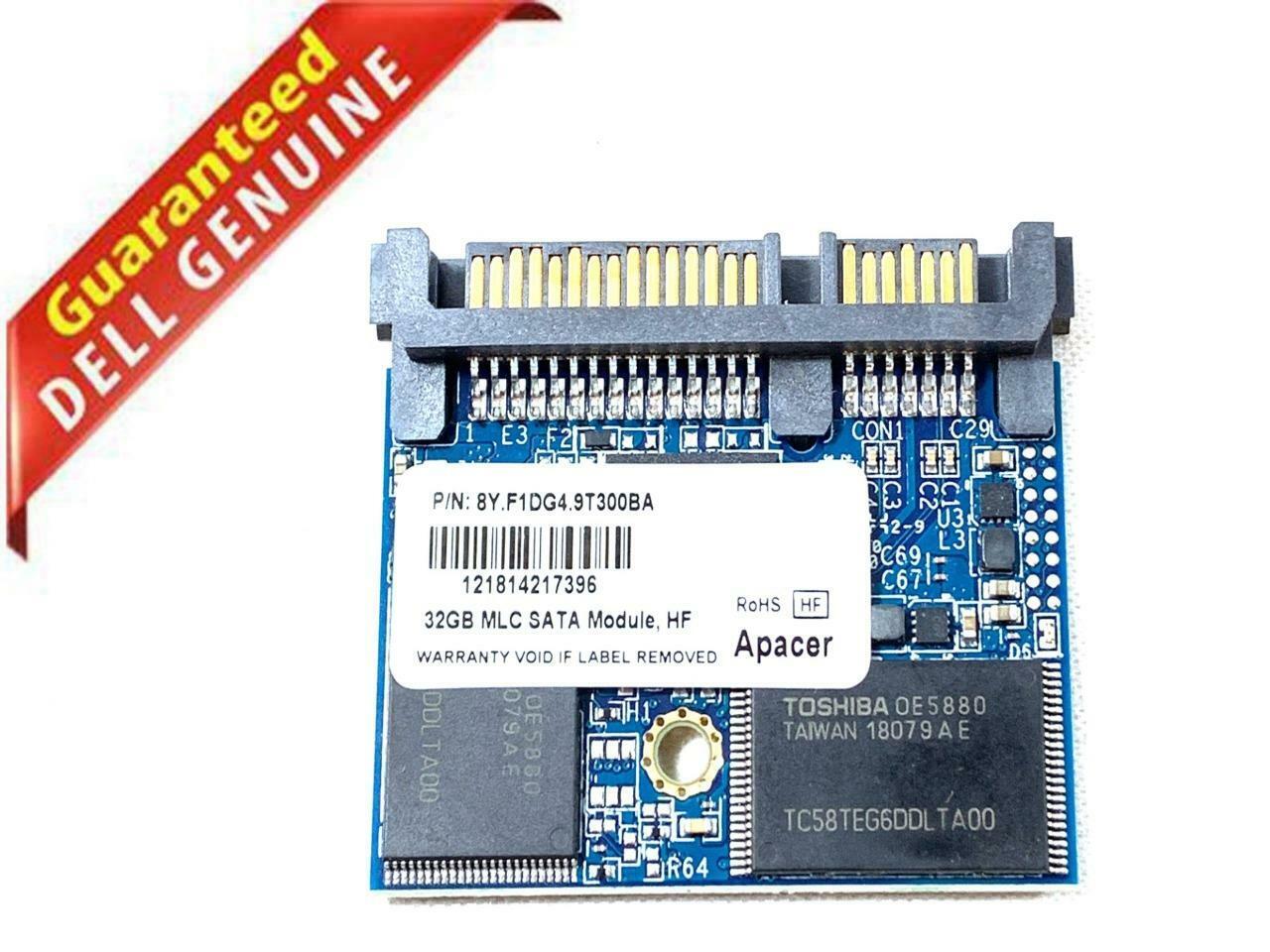 Apacer 32 GB Thin Client MLC SATA Module Card 2.5 in HF 8y.f1dg4.9t300ba Y4VDC