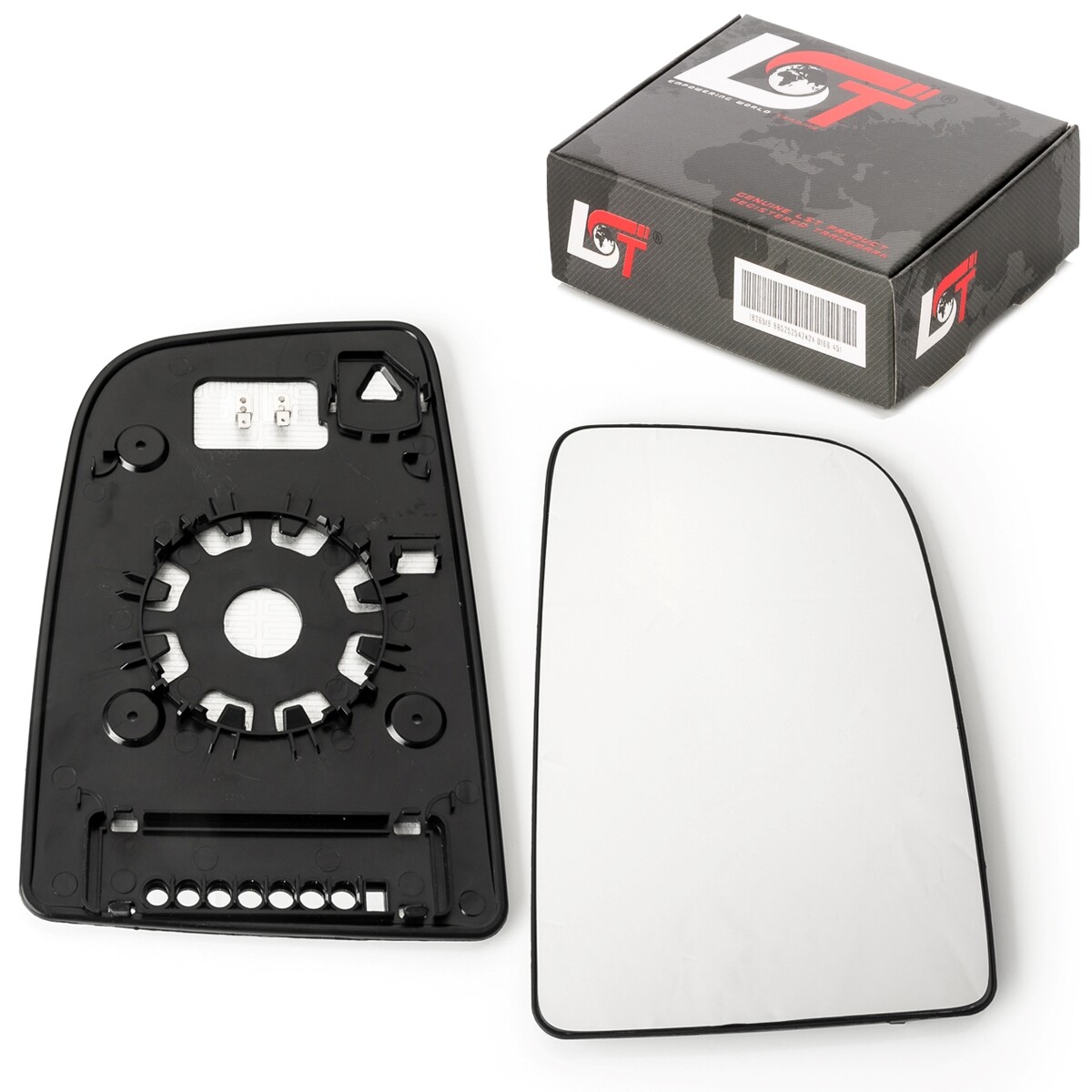 Mirror glass right heated convex for Mercedes Sprinter 906 2010-