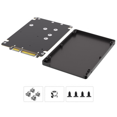 2 in 1 Combine M.2 NGFF key B & mSATA SSD To 2.5 SATA3 Adapter 