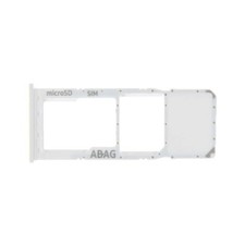 SIM Micro SD Card Tray Single for Samsung Galaxy A21s White Repair Part