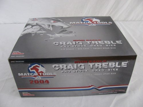 2004 RC2 Diecast 1/9 Graig Treble Matco Tools Iron Eagle Pro Stock Drag Bike - Picture 20 of 24