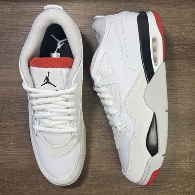 Nike Air Jordan 4 RM  White Fire Red  Men s Size 14 FQ7939-102 No Lid