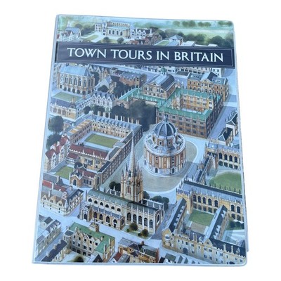 Town Tours in Britain Vintage Ring Binder Travel Guide Maps Historic