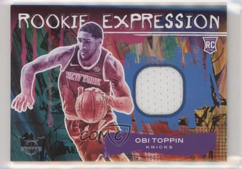 2020 Panini Court Kings Rookie Expression Memorabilia Obi Toppin #RM-OBI RC 0sm9