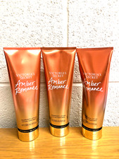 Victoria's Secret AMBER ROMANCE Fragrance Lotion 8oz BRAND NEW QTY 3 