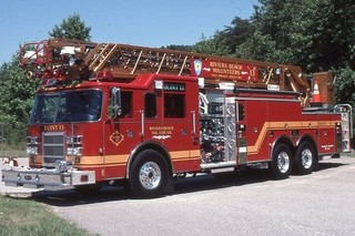 Riviera Beach MD Quint `13 1999 Pierce Dash 105' Aerial Fire Apparatus Slide