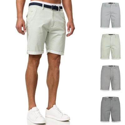 Indicode Herren Chinoshorts Bourchier-Kurze Hose Shorts  Herrenshorts Bermuda