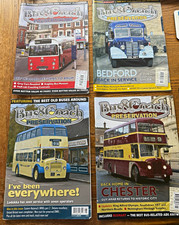 Bus & Coach Preservation Magazine Bundle x4 &ndash; 2007&ndash;2010 Vintage Buses
