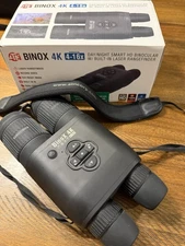 Refurbished ATN Binox 4K 4-16x Smart HD Binoculars w/ laser Rangefinder + Box