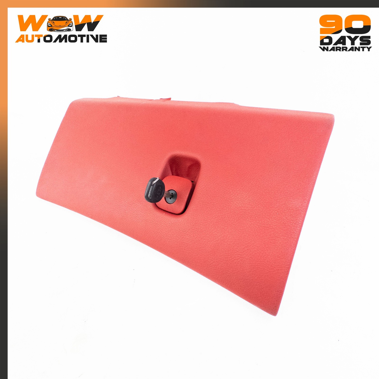 06-13 CHEVROLET CORVETTE C6 DASHBOARD COMPLETE GLOVE BOX ASSEMBLY RED OEM