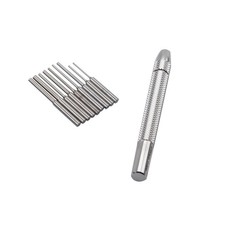 0.5mm-1.6mm Bit Stainless Steel Watch Bracelet Remover Pin Punch Tool 9 In 1