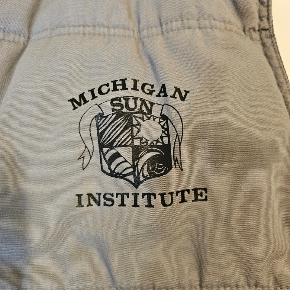 ВИНТАЖНЫЙ ЛАТУННЫЙ ПУХОВИК DICKIES НА ПУГОВИЦАХ С КАРМАНАМИ НА МОЛНИИ ВНУТРЕННИЙ КАРМАН - Изображение 4 из 4