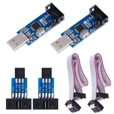 KeeYees 2pcs Downloader Programmer for USBASP ISP with Cable and 10Pin...