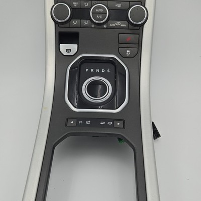 12-13 Range Rover Evoque L538 Center Console Shifter Bezel Trim w/ Switches  OEM