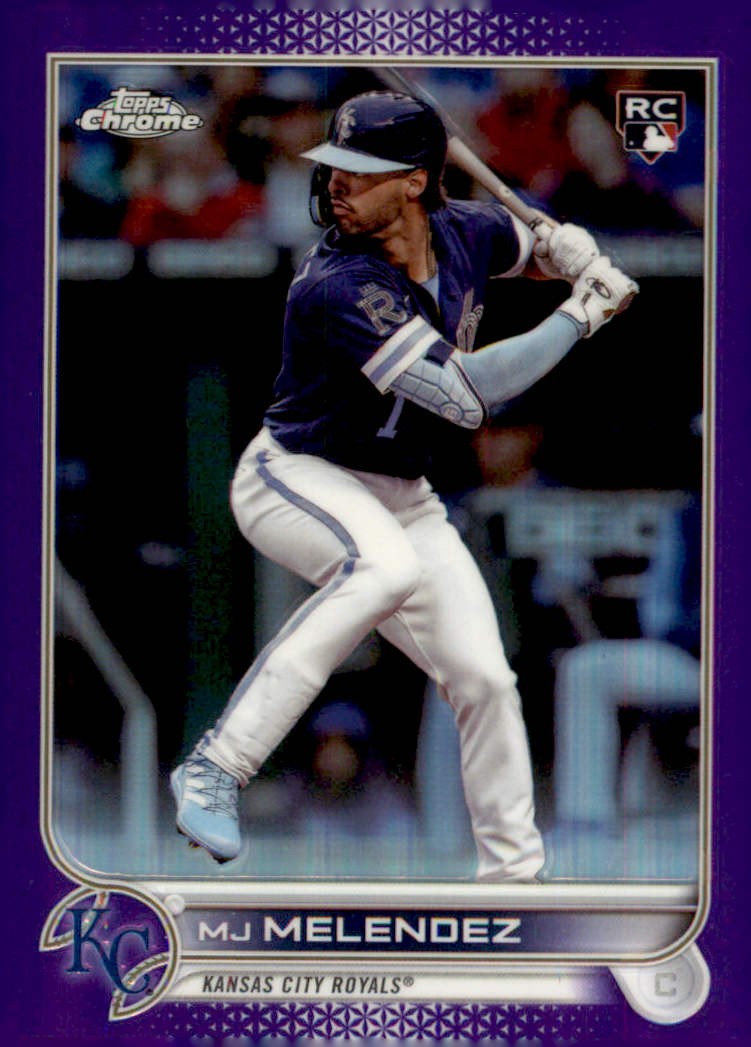 2022 Topps Chrome Update #USC38 MJ Melendez Purple Refractor