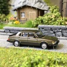 Brekina Automodelle PCX870758 HO Brown 1986 Saab 900