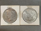 1922 Peace Silver Dollar - Set Of 2