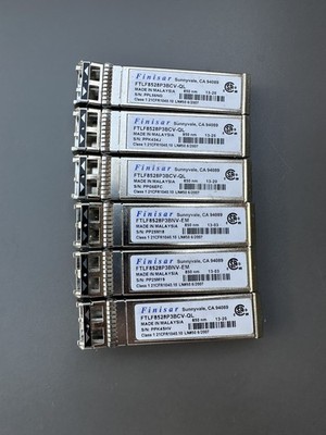 6x Finisar SFP Glasfaser Transceiver Module