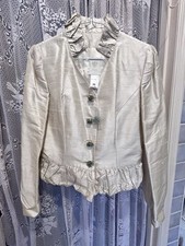 Paule Vasseur Silk Outfit 3-Piece Size 40