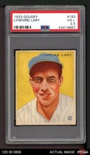 1933 Goudey #193 Lyn Lary Yankees PSA 3.5 - VG+