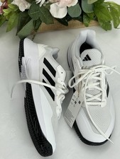 adidas Gamecourt 2 Men's Tennis Shoes White Black US Size 8.5 Medium Width