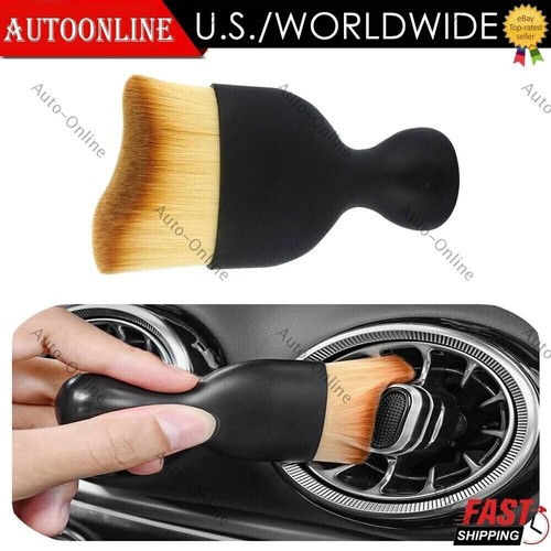 Car Interior Cleaning Soft Brush Instrument Panel Crevice Dust Removal Tool #3