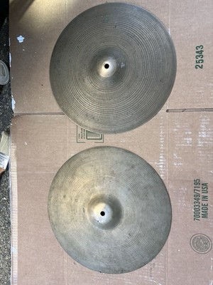 Pair Zildjian Avedis New Beat Hi hat Bottom Cymbal, 14  Bottom 2500 Grams