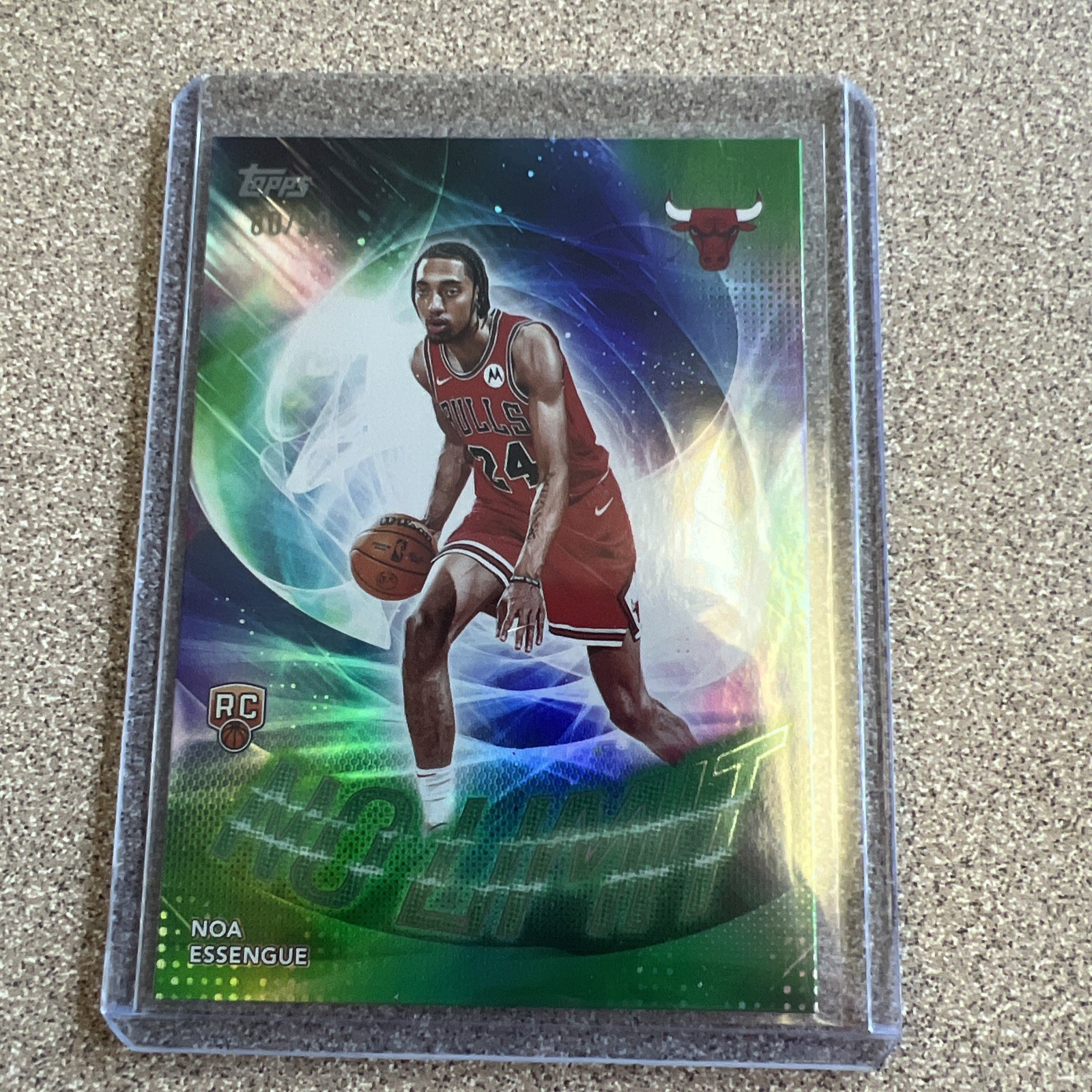 2025-26 Topps Flagship Noa Essengue RC No Limit Green /99