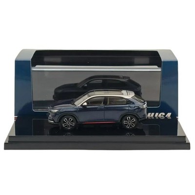 Hobby Japan 1/64 VEZEL e:HEV PLaY Midnight Blue Beam Metallic HJ642071BL Diecast