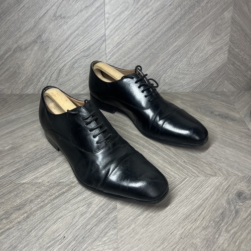 Scarpe M&S nere vestibilità ampia - taglia UK 10