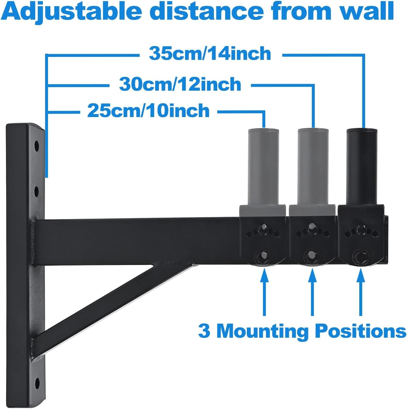 Speaker Wall Mount,Wall Mount Bracket Design for Professional black 