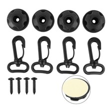 Hooks Interior Trim 4pcs Black Car Accessories Car Trunk Hook Cargo Net