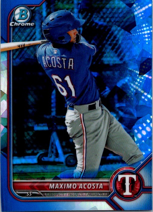 2021 Bowman Sapphire Edition #BCP-7 Maximo Acosta