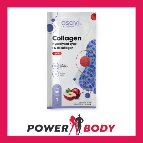 Osavi - Collagen Hydrolysed Type I & III, Apple - 22g (1 serving)