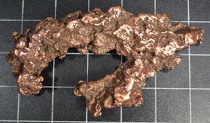 COPPER - POLISHED VEIN COPPER FROM THE KEWEENAW PENINSULA - MICHIGAN - 1lb 3ozs