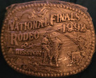 Hesston 1992 National Finals Rodeo Commemorative Belt Buckle Western Americana — photo 1