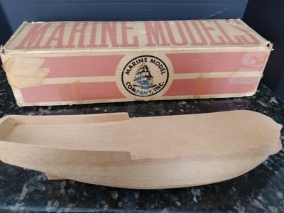 Marine Model Co. Ship HMS Bounty No. 1097 Vintage With Box Complete Nos 22''