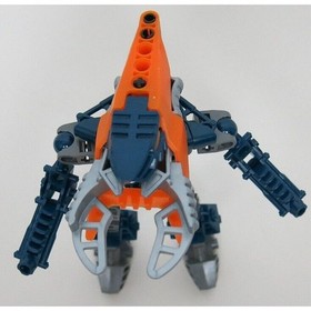 Lego Bionicle Vahki Bordakh 8615 Incomplete Missing Disc and Weapons GUC