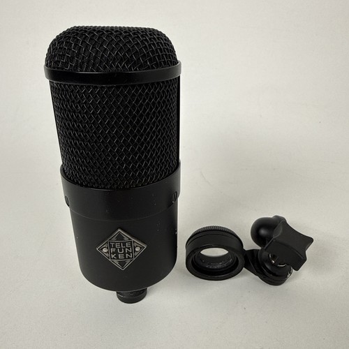 Telefunken M82 Dynamic Microphone + Mount Tested Working Dented Grille No Box