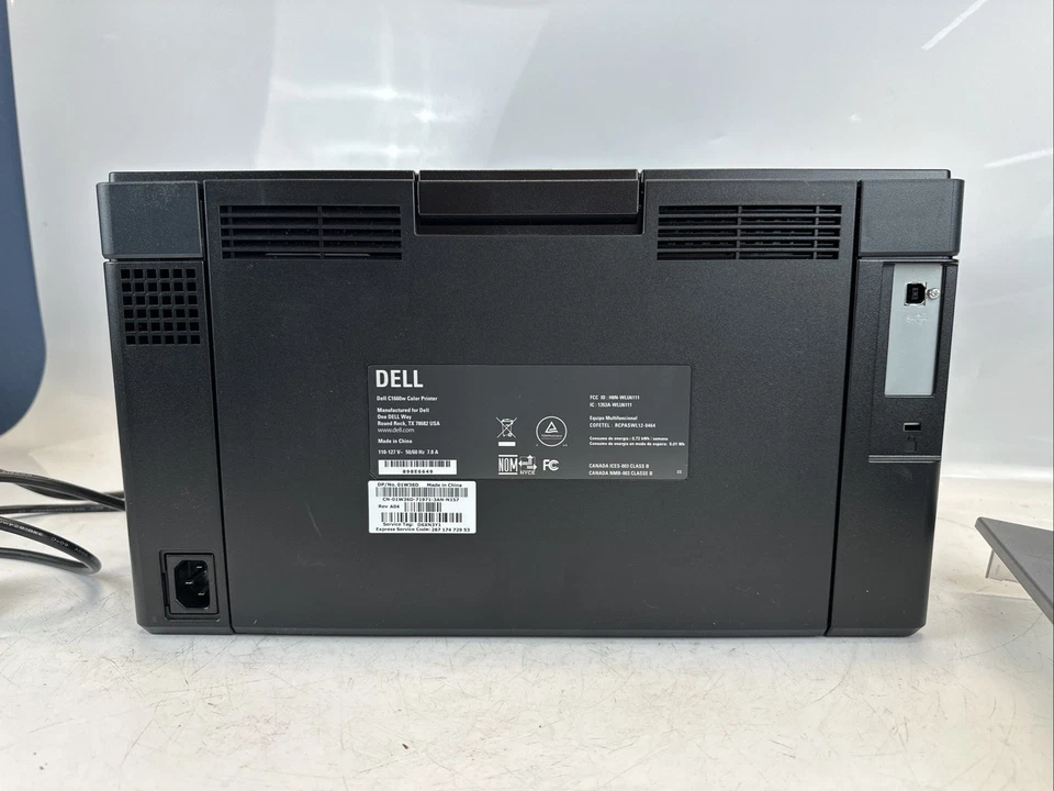 Dell C1660w Color Laser Printer – Wi-Fi, Includes Cables & Box - Image 2 of 4