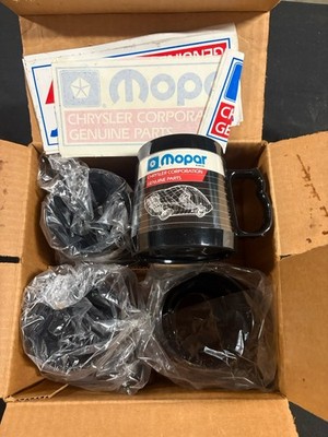 Mopar Performance Nos Drinking Mugs Dodge Chrysler Plymouth