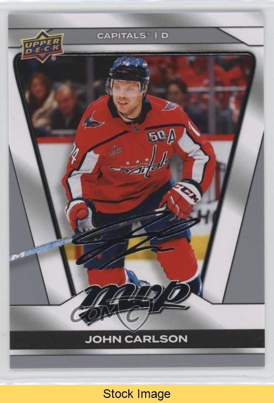 2025-26 Upper Deck MVP Silver Script John Carlson #89 READ 13bg