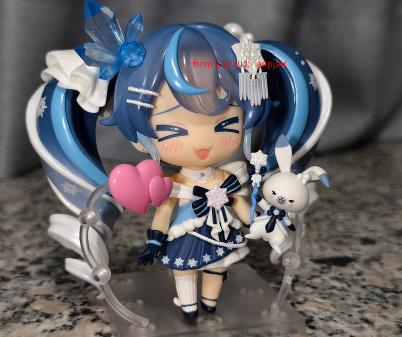 Gsc 2643 Snow Miku Crystal Snow Ver. Nendoroid 10cm Action Figure