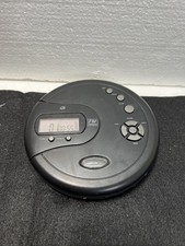 GPX Portable CD Player w/ FM Radio Black PC332B-RS TESTED  WORKING  vintage