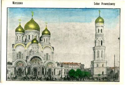 AK WARSZAWA /WARSCHAU /POLEN Sobor Prawoslawny um 1908