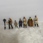 Vintage Star Wars Action Figures - Lot of 6 Figures + Staff