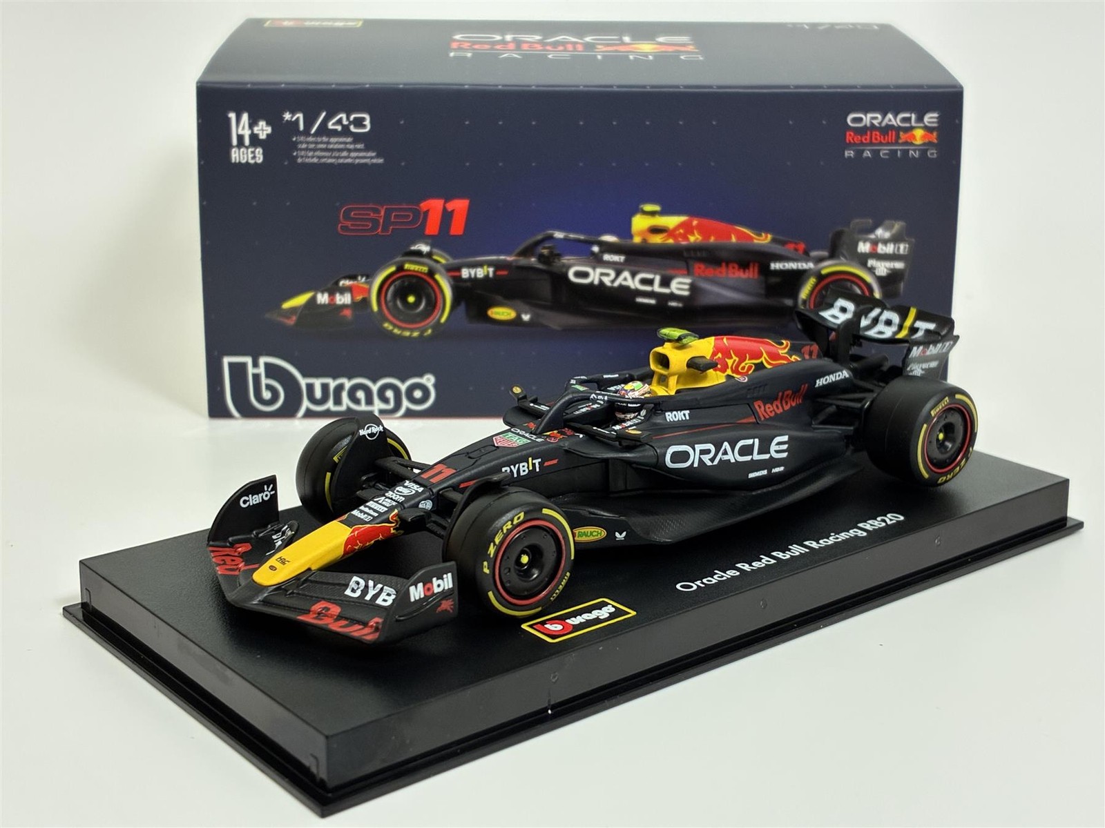 Sergio Perez #11 Oracle Red Bull Racing RB20 1:43 Bburago 38098P