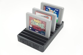 Virtual Boy Game Holder for Video Game Cartridge Display Stand Organizer